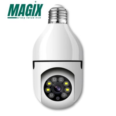 מצלמת אבטחה חכמה WiFi בצורת נורת הברגה E27
